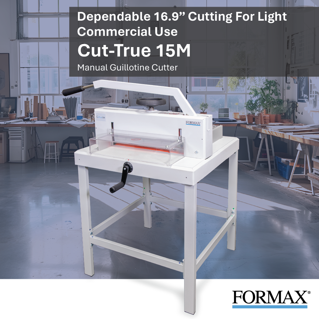Formax Cut-True 15M 16.9" Manual Guillotine Paper Cutter
