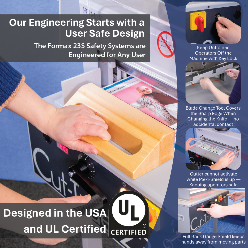 Formax Cut-True 23S Semi-Automatic Guillotine Paper Cutter