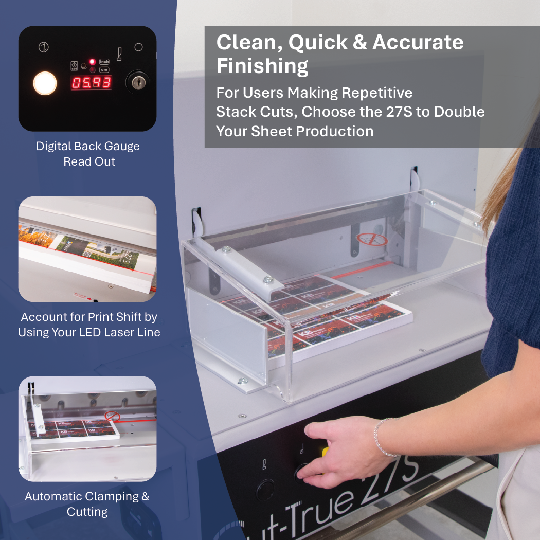 Formax Cut-True 27S 18.9" Semi-Automatic Guillotine Paper Cutter