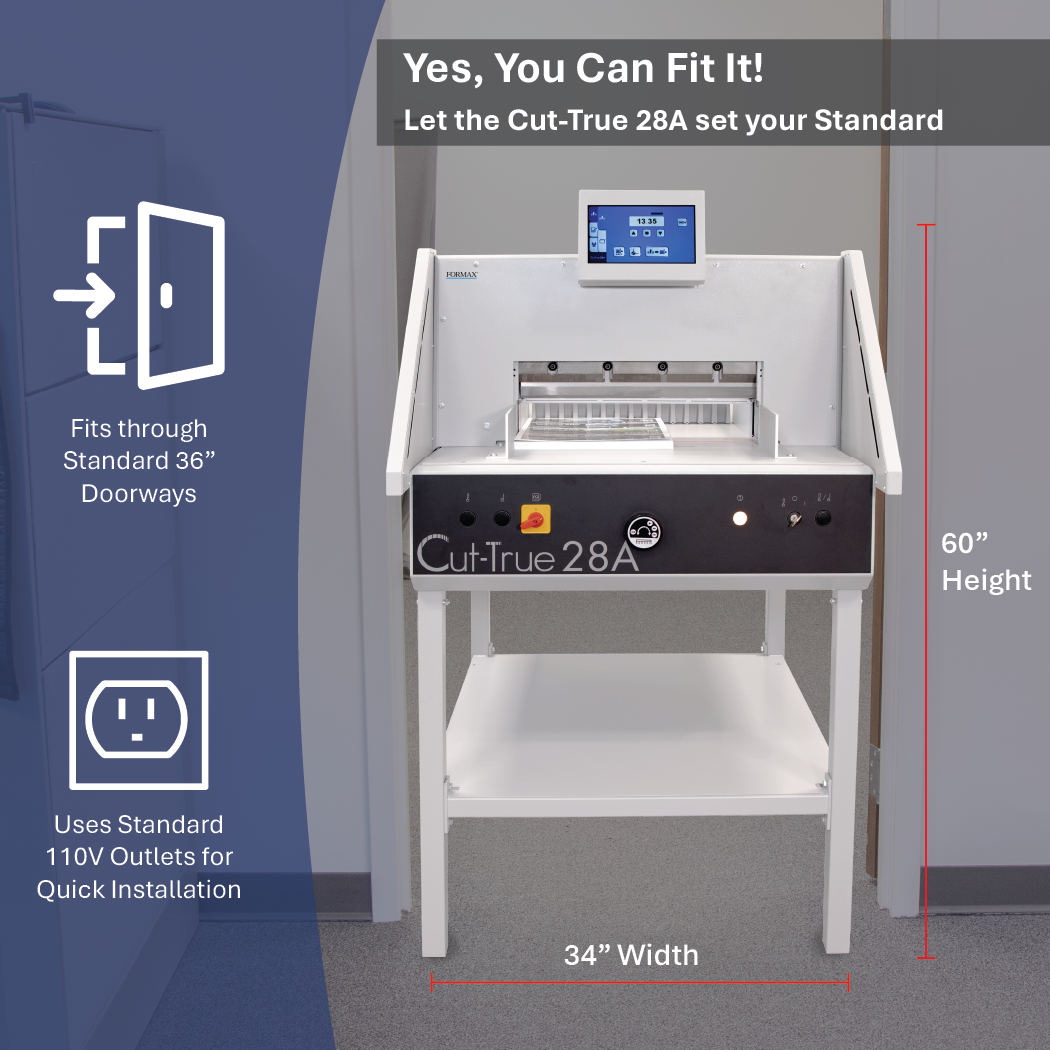 Formax Cut-True 28A Automatic Programmable Paper Cutter
