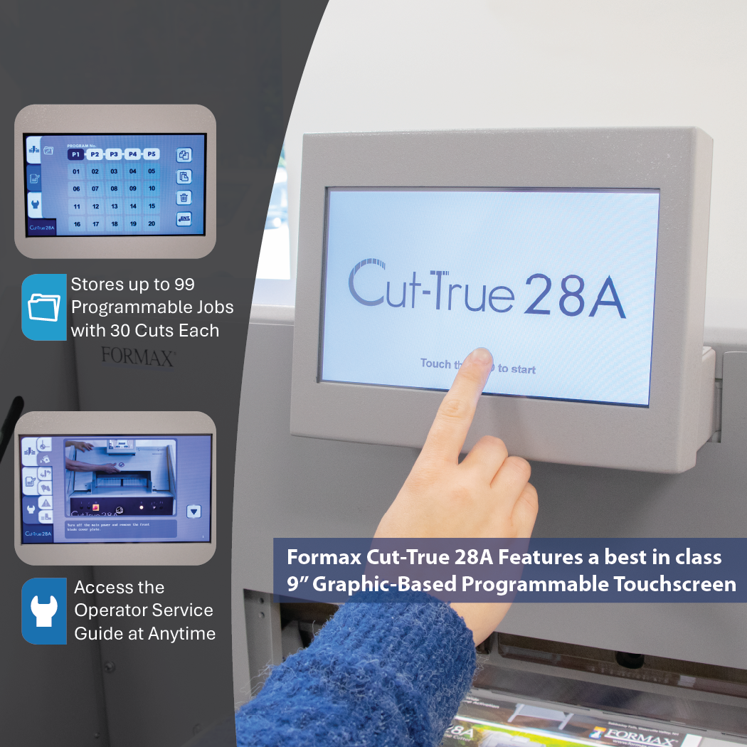 Formax Cut-True 28A Automatic Programmable Paper Cutter