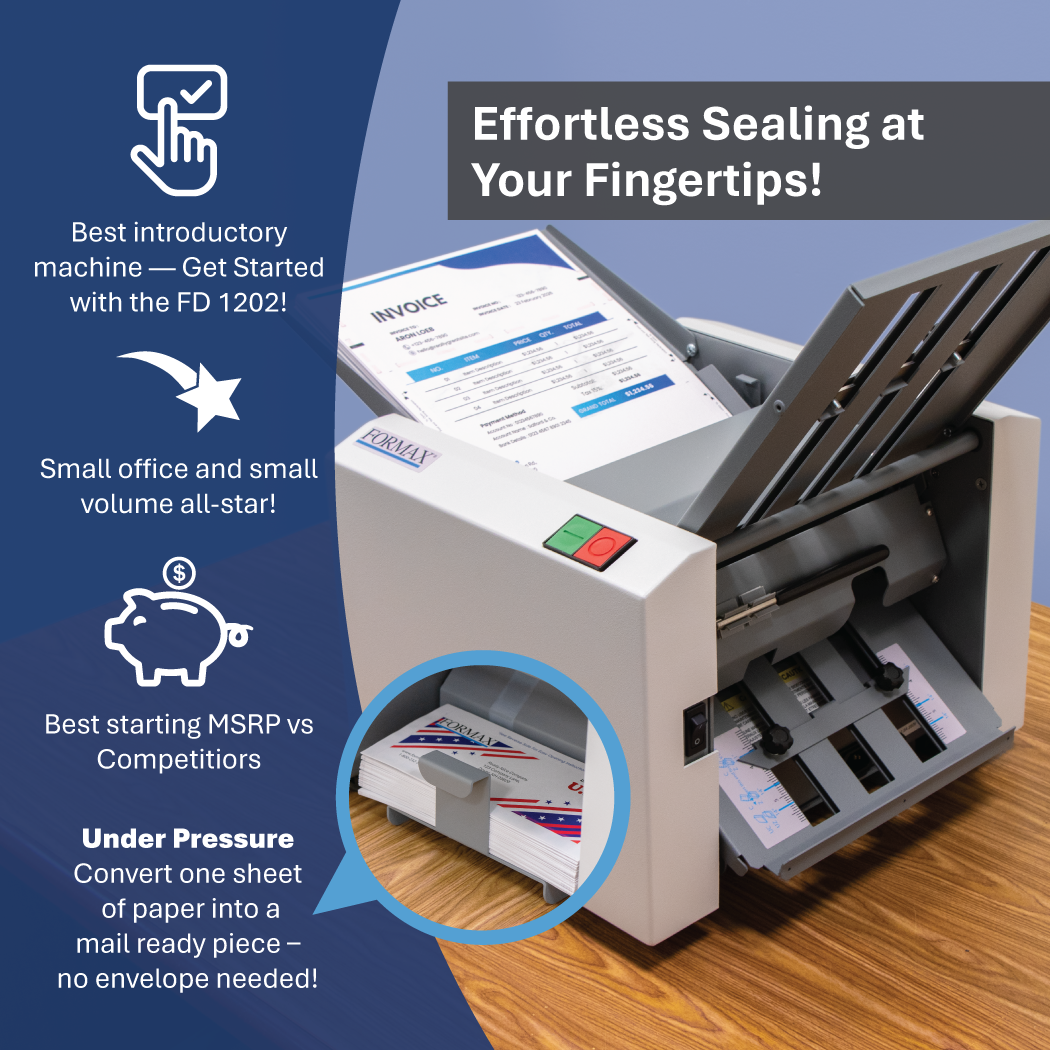 Formax AutoSeal FD 1202 Low Volume Pressure Sealer