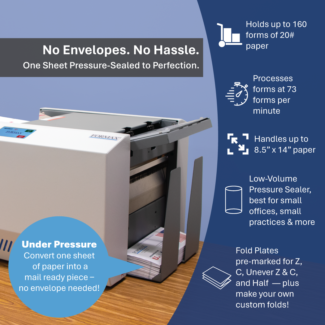 Formax AutoSeal FD 1406 Low Volume Pressure Sealer