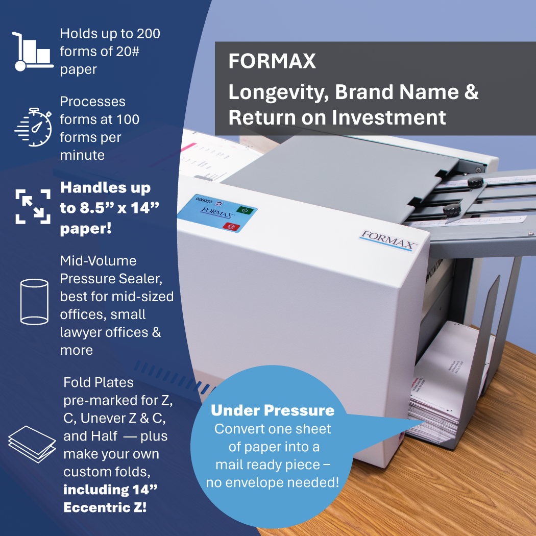 Formax AutoSeal FD 1506 Mid Volume Pressure Sealer