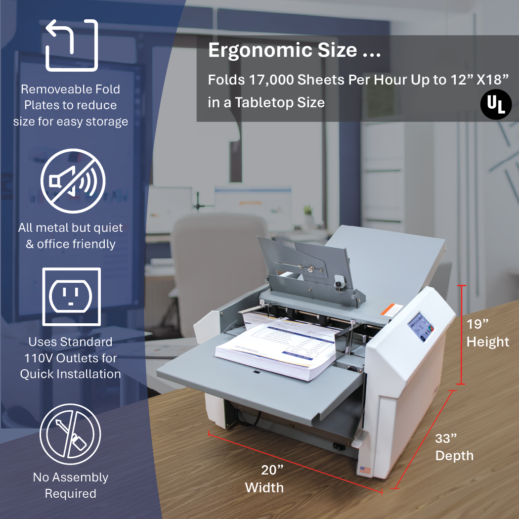 Formax FD 38Xi Fully-Automatic Touchscreen Paper Folder
