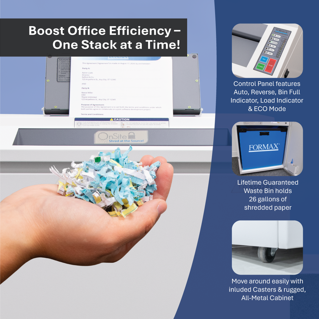 Formax FD 8502AF AutoFeed Office Shredder