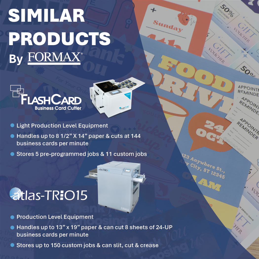 Formax FlashCard XL Business Card Cutter