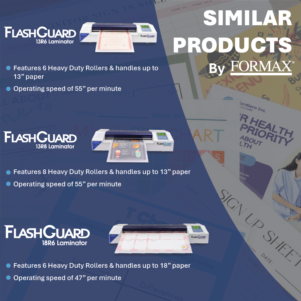 Formax FlashGuard 13R10 13" Professional Pouch Laminator