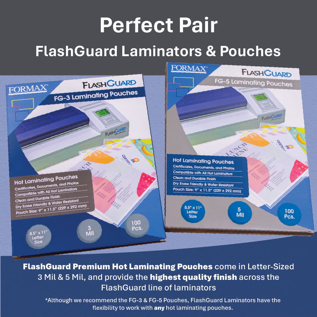 Formax FlashGuard 13R6 13" Pouch Laminator