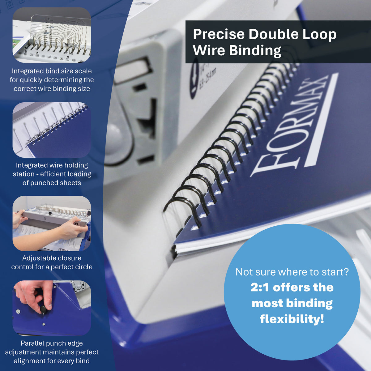 Formax ReadyWireE Premium Electric (2E & 3E) Punching & Binding Machine