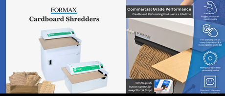 How Formax Cardboard Shredders Reduce Warehouse Clutter While Cutting Packaging and Storage Costs