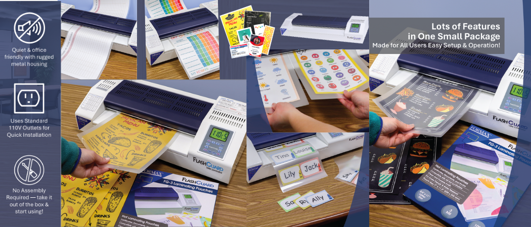 Best Formax FlashGuard Laminators for Schools, Offices and In House Print Rooms