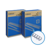 Formax ReadyWire Black Double-Loop, Letter Size, Pitch - 3:1 (1/4″ to 1/2″) & 2:1 (1/4″ to 1-1/4″) Binding Wire