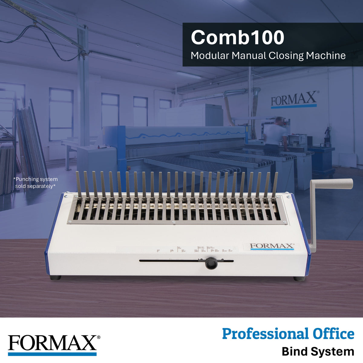 Formax Comb100 Manual Comb Binding Machine