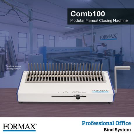 Formax Comb100 Manual Comb Binding Machine