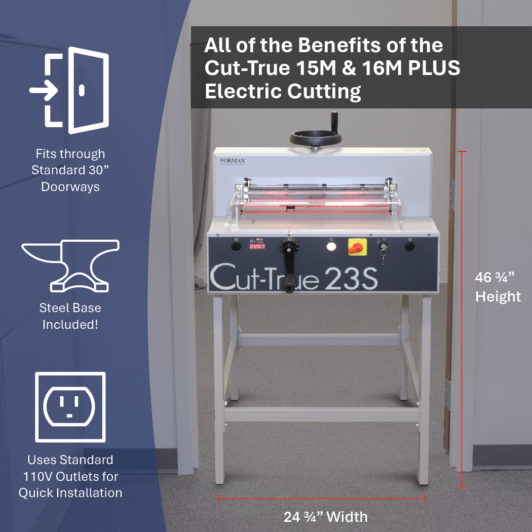 Formax Cut-True 23S Semi-Automatic Guillotine Paper Cutter