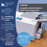 Formax AutoSeal FD 1506 Mid Volume Pressure Sealer