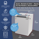 Formax FD 8300HS High Security Deskside Shredder