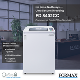 Formax FD 8402CC Cross-Cut Office Shredder