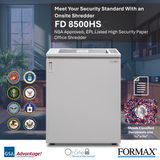Formax FD 8500HS High Security Office Shredder