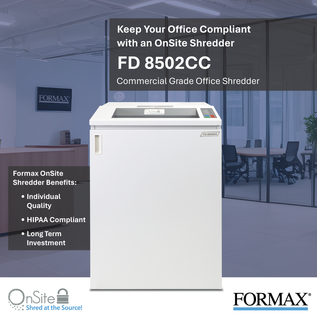 Formax FD 8502CC Cross-Cut Office Shredder