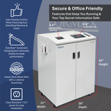Formax FD 8732HS High Security Paper & Optical Media Shredder