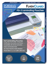 Formax FlashGuard 13R10 13" Professional Pouch Laminator