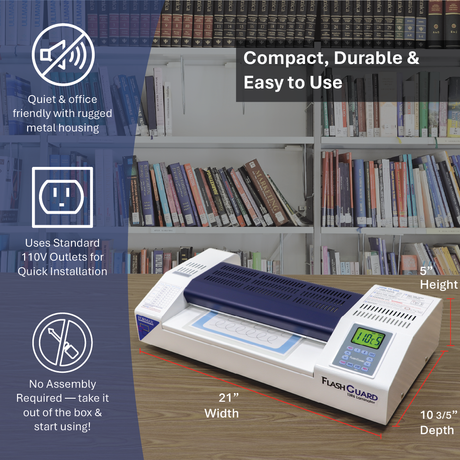 Formax FlashGuard 13R6 13" Pouch Laminator
