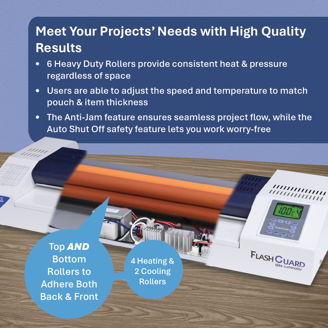 Formax FlashGuard 18R6 18" Pouch Laminator