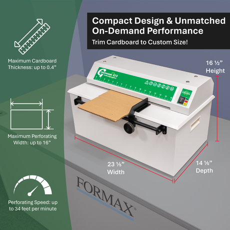 Formax Greenwave 410 Cardboard Shredder / Perforator