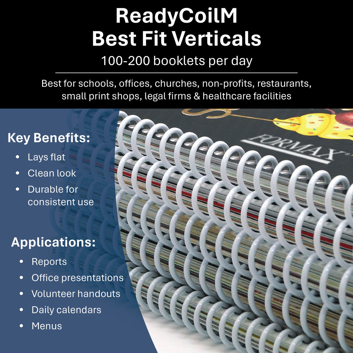 Formax ReadyCoilM Combination Punch & Coil Binding Machine