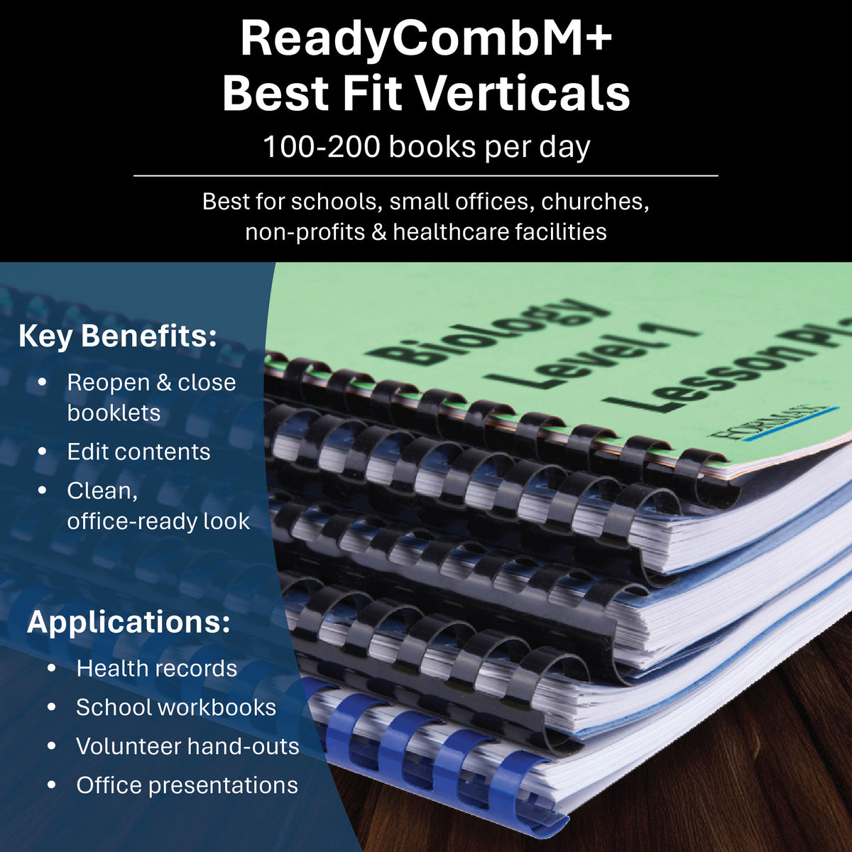 Formax ReadyCombM+ Manual Punch & Comb Binding Machine