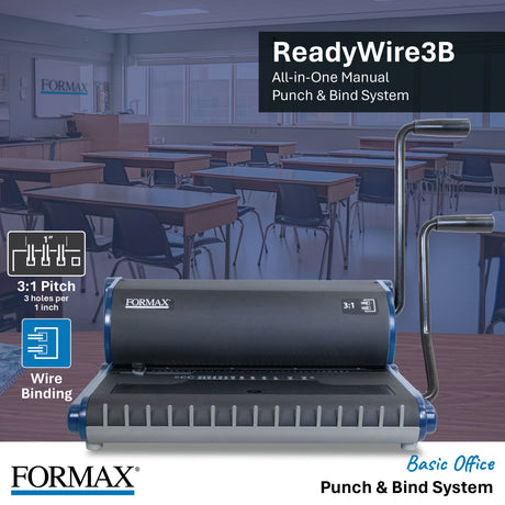 Formax ReadyWire Basic (2B & 3B) Punching & Binding Machine