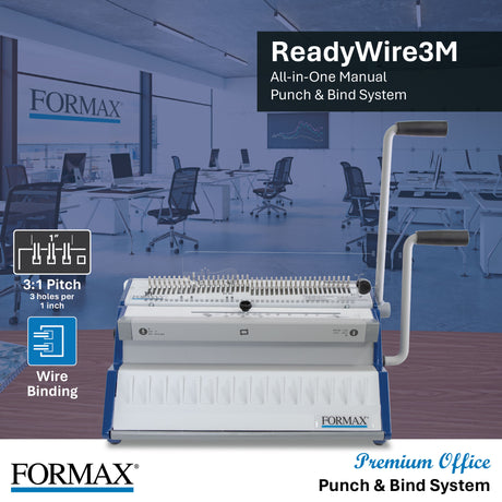 Formax ReadyWireM (2M & 3M) Manual Punching & Binding Machine